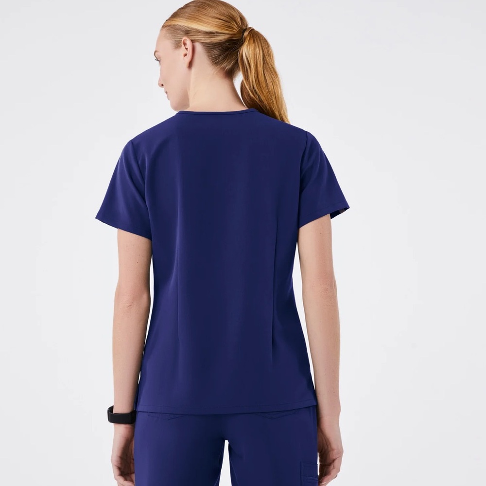 Figs Catarina one pocket scrub top women’s nurse scrubs navy blue Size XL - Picture 10 of 11